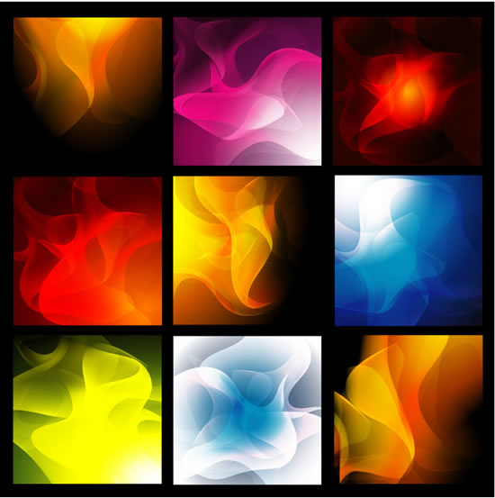 Gorgeous smoke background vector