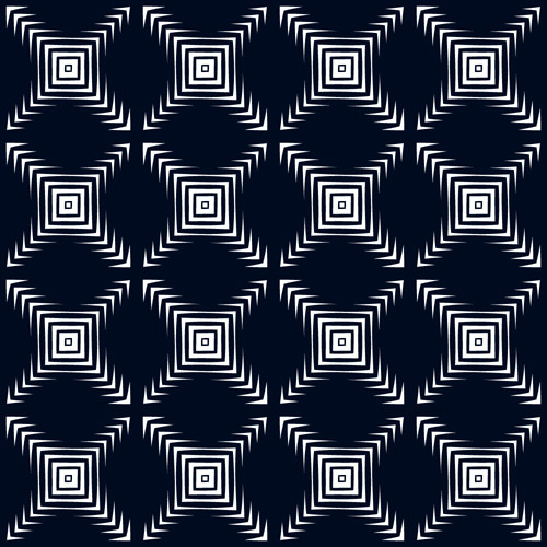 Black with white abstract seamless pattern vector set 02
