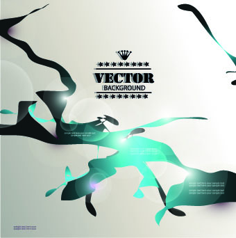 Brilliant dynamic elements vector background 02