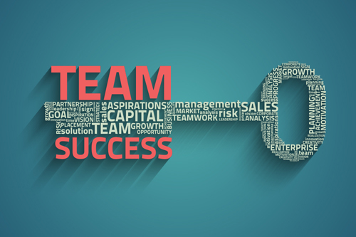 Business template with key vector material 03