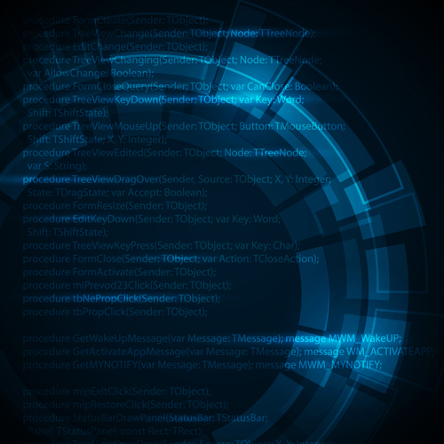 blue technical vector background 03 Concept dark blue technical vector background 03