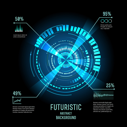 interface futuristic concept background 