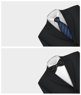 Creative suit with business cards vector set 06