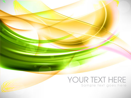 Dynamic wavy with light dot background vector