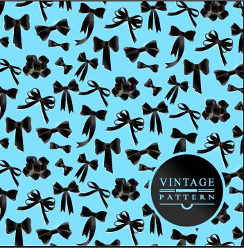 seamless pattern vector pattern exquisite bow 