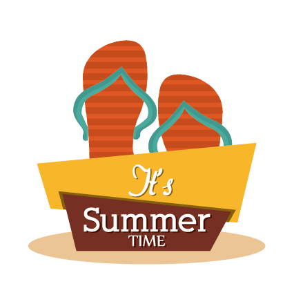 Flat styles summer holiday vintage background vector 08
