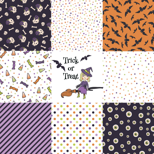 Halloween pattern vector seamless material 01