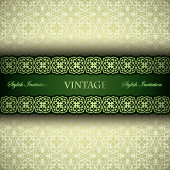 Luxury pattern vintage vector background 02