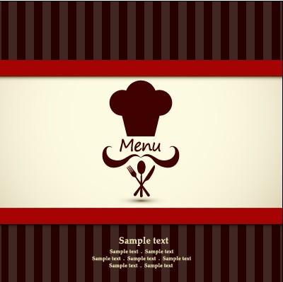 Modern restaurant menu cover design vector 02