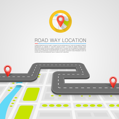 Way template road navigation location 