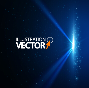 Shiny spotlight background illustration vector 01