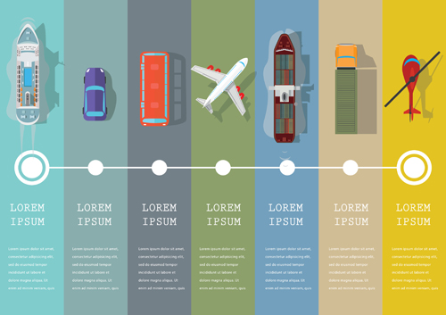Transportation business template vector design 04