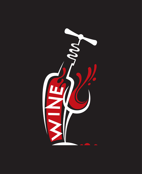 Vector wine background creative design set 15