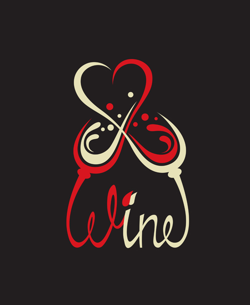 Vector wine background creative design set 16