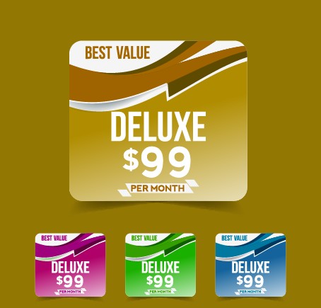 Web price tag design vector 04