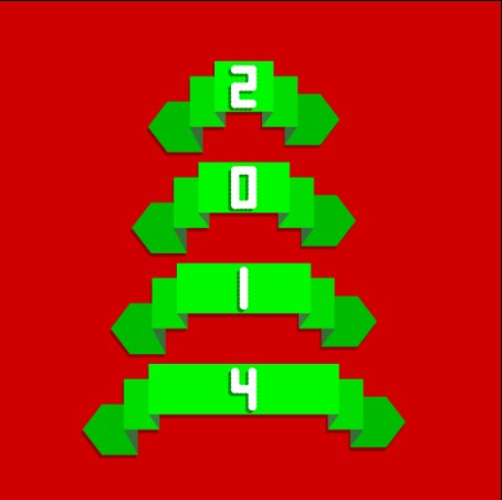 2014 Xmas red background vector set 08