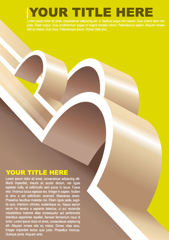 Abstract concept brochure cover background vector 02