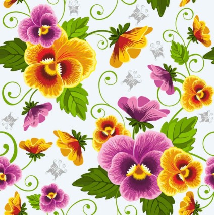 Beautiful flowers background art vector 02 Beautiful flowers background art vector 02
