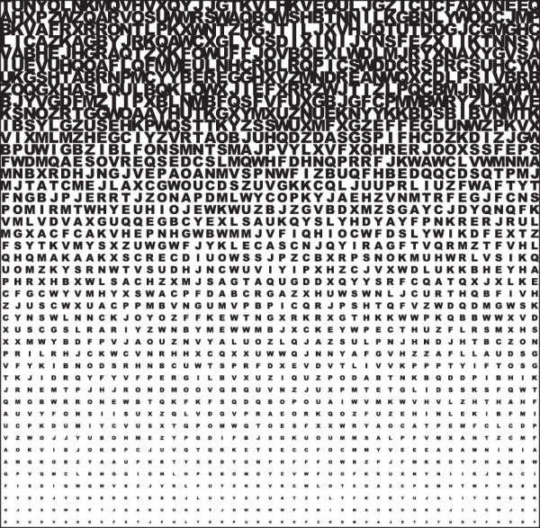 Letter Puzzle vector 03