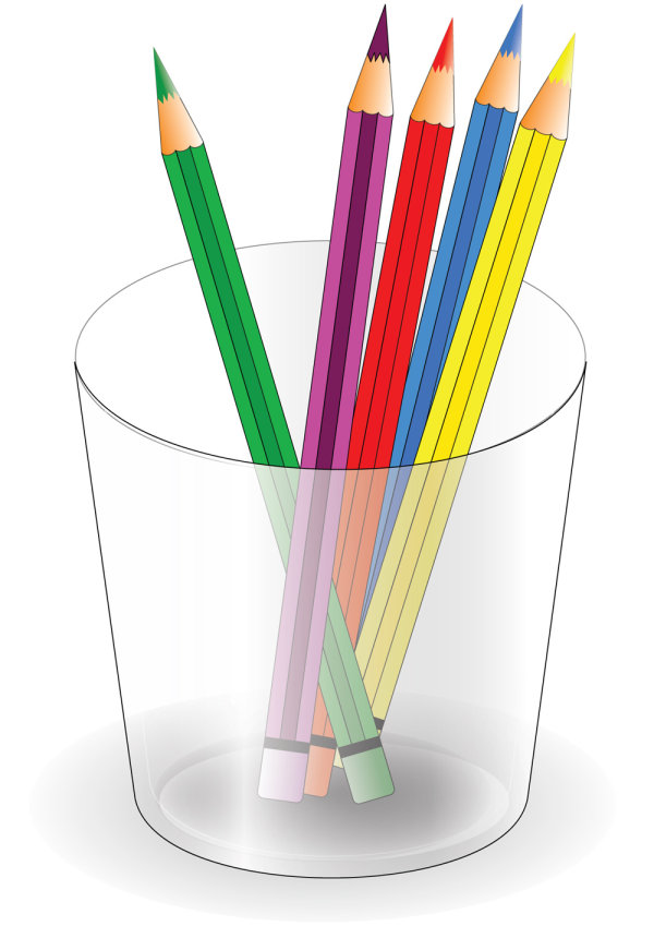 Pencil barrel pencil colorful 