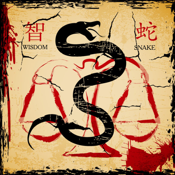 Snake 2013 garbage backgrounds vector 03