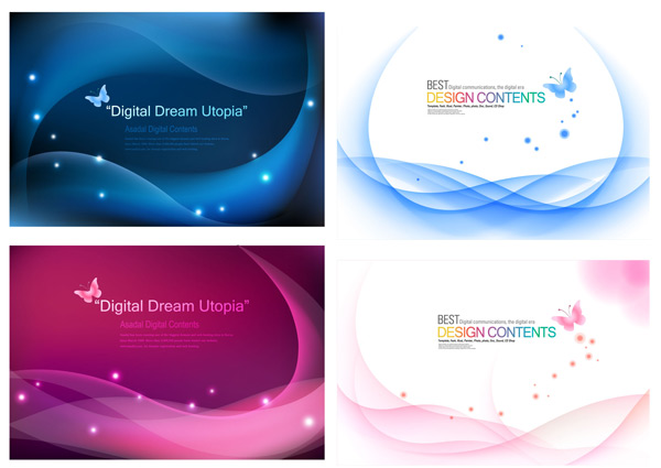 Fashion dynamic background art