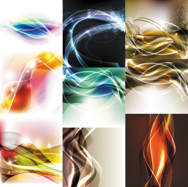 Special Hyun dynamic effect background design vector