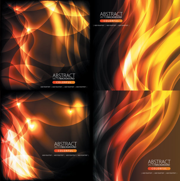 Flame background vector