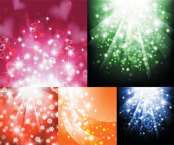 Dream light background vector