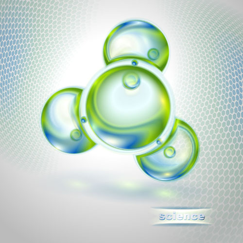 Abstract wavy green eco style background vector 13