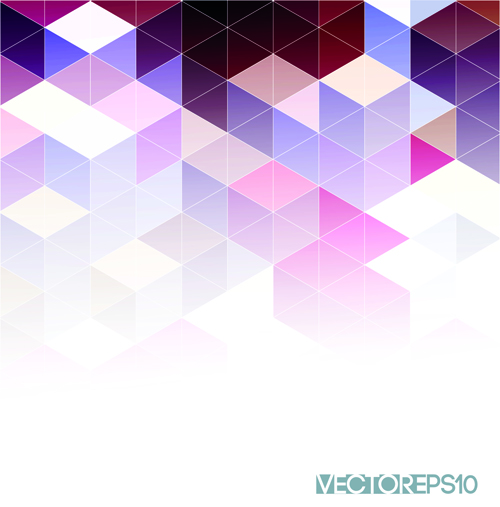 vector background triangles pattern vector bright 