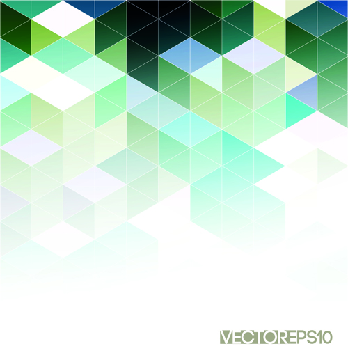 iangles pattern vector background 03 Bright triangles pattern vector background 03