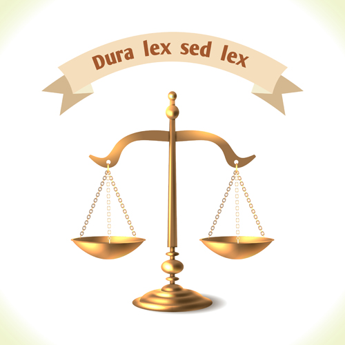 Creative justice and law background vector 04