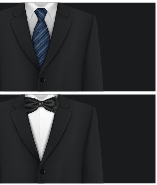 Creative suit with business cards vector set 02