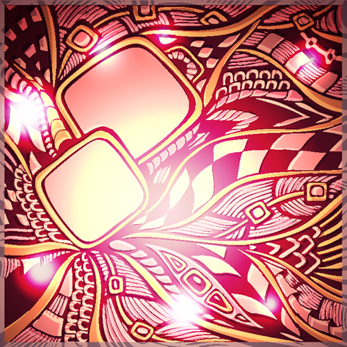 Doodle pattern abstract art background vector 04