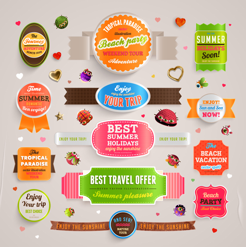 Elements labels vector 05