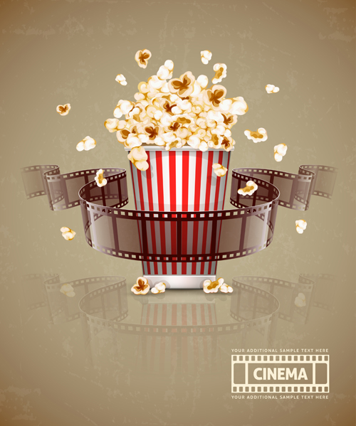 poster popcorn film cinema 
