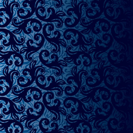 Floral ornate pattern vector material 01