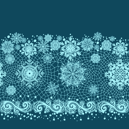 snowflake lace vector lace Christmas snow christmas 