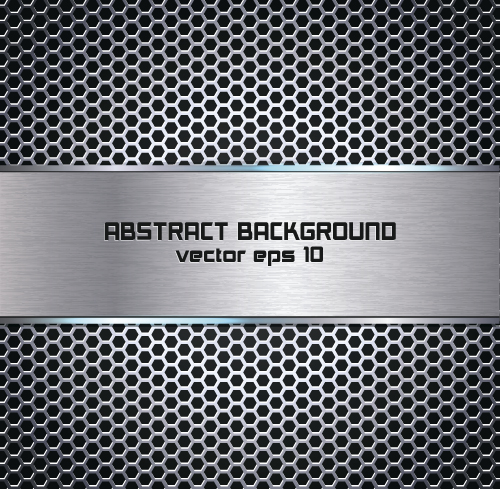 Metallic texture art background vector 03