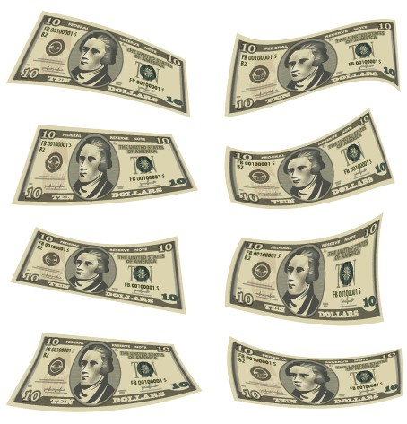 Money design elements creative vector graphics 05