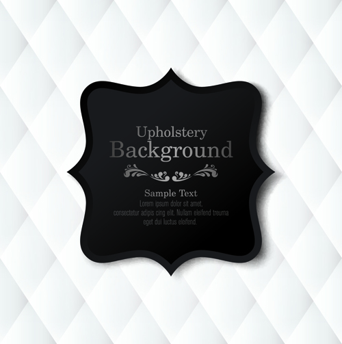 Ornate upholstery backgrounds design vector 02