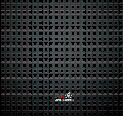 Realistic black metallic background vector 03