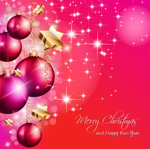 Set different of 2014 christmas vector background 02