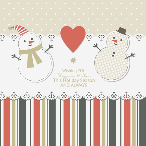 vector background different christmas background 2014 
