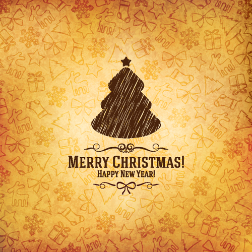 vector background christmas background 2014 