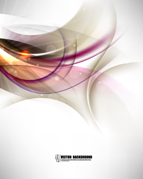 Set of ornate waves vector background 39