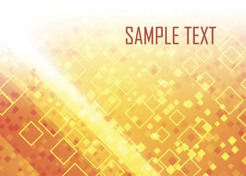 Shining orange abstract background vector 10