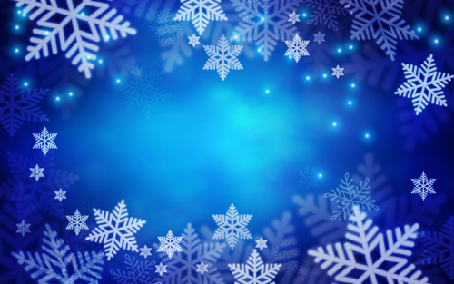 snowflake snow blue background background 