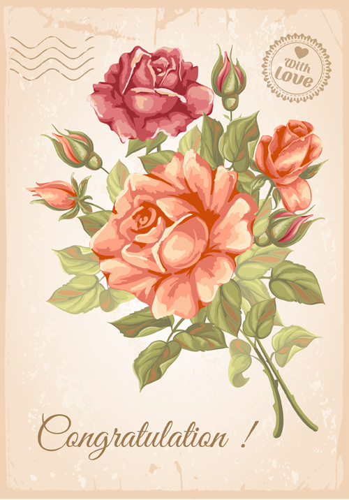 flower card 